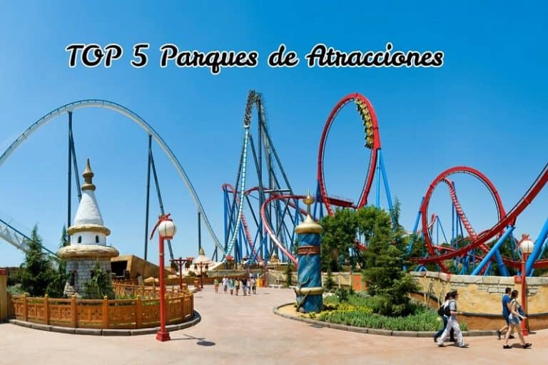 top 5 parques de atracciones