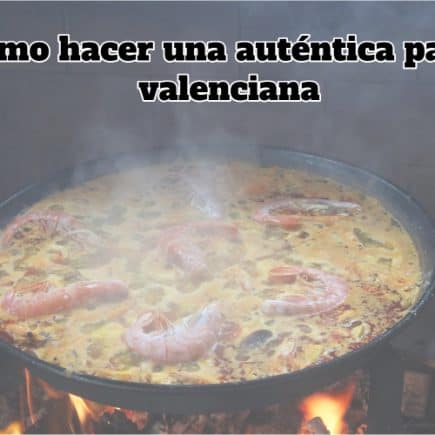 cocinar paella valenciana
