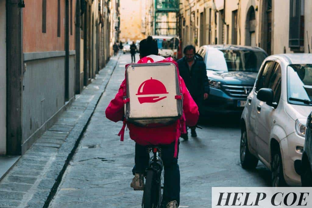 man riding a bicycle