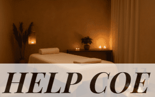 Recepción tranquila de un centro profesional de masaje erótico en Barcelona donde atienden a un cliente