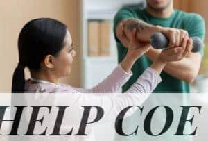 centro de rehabilitación neurológica con paciente