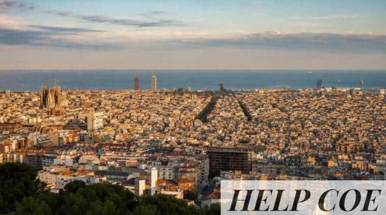 Vista de Barcelona para organizar una ruta por barrios